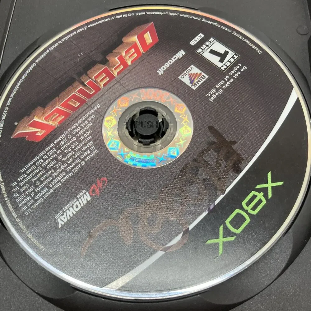 Defender (Original Microsoft Xbox, 2002) Missing Manual